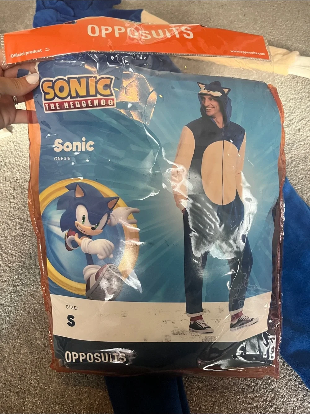 Opposites Sonic-Inspired Adult Costume Onesie - Picture 5 of 6
